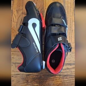 Peloton Black and Red Cycling Shoes